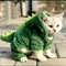 Funny Dinosaur Cosplay Hoodie For Pets Warm Winter Costume For Small And Medium Dogs And Cats 0