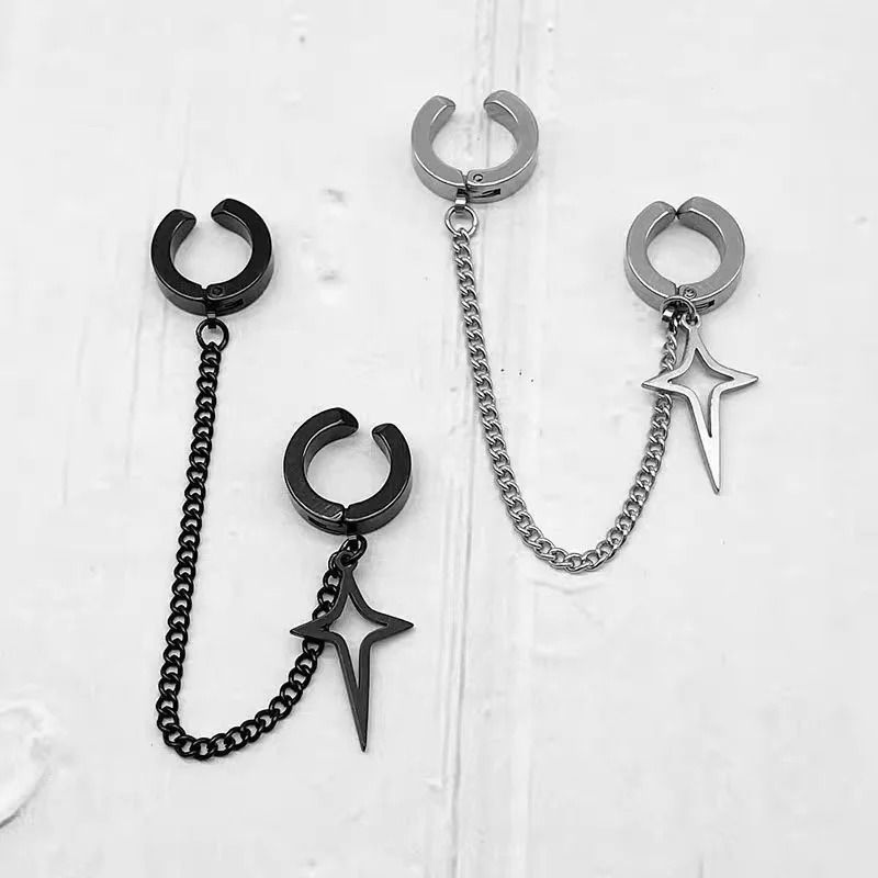 Minimalist ClipOn Stud Earrings For Men And Women No Piercing Required 1