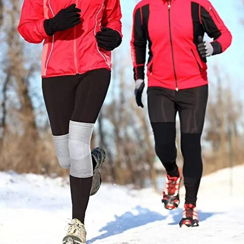 Winter Warm Bamboo Charcoal Knee Pads Support Brace For Men And Women 5