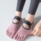 Women Five Finger Non Slip Yoga Pilates Socks 1