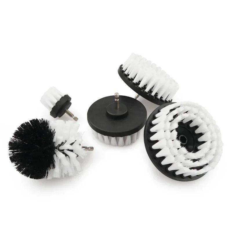 Adjustable Brush Attachment Set For Power Scrubber And Car Polisher Cleaning Kit 3