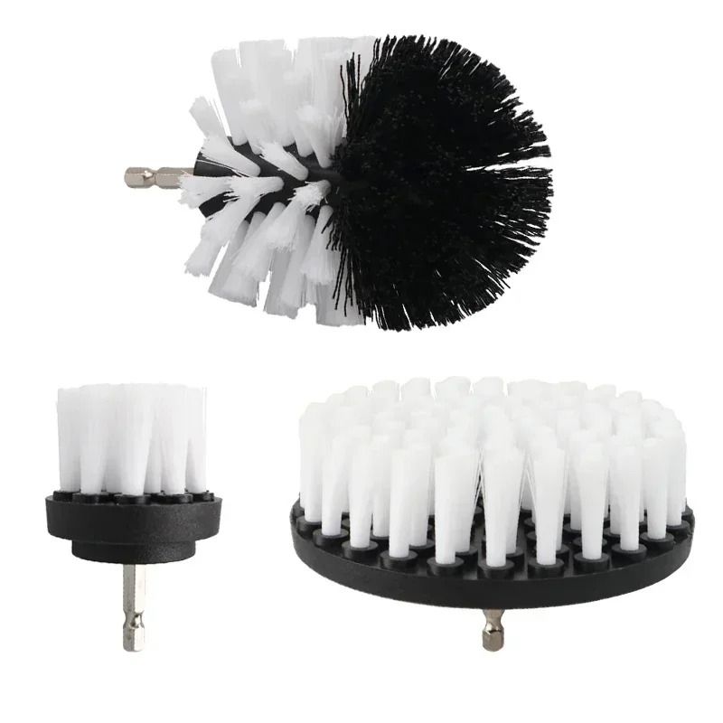 Adjustable Brush Attachment Set For Power Scrubber And Car Polisher Cleaning Kit 4