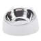 Inclined Stainless Steel Pet Food And Water Bowl For Cats And Small Dogs 2