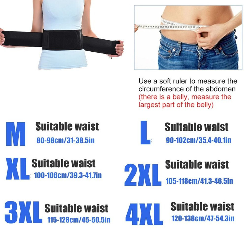 Adjustable Self Heating Magnetic Back Support Belt 2