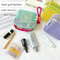 Square Mesh Cosmetic Bag With Zipper MultiPurpose Storage 5