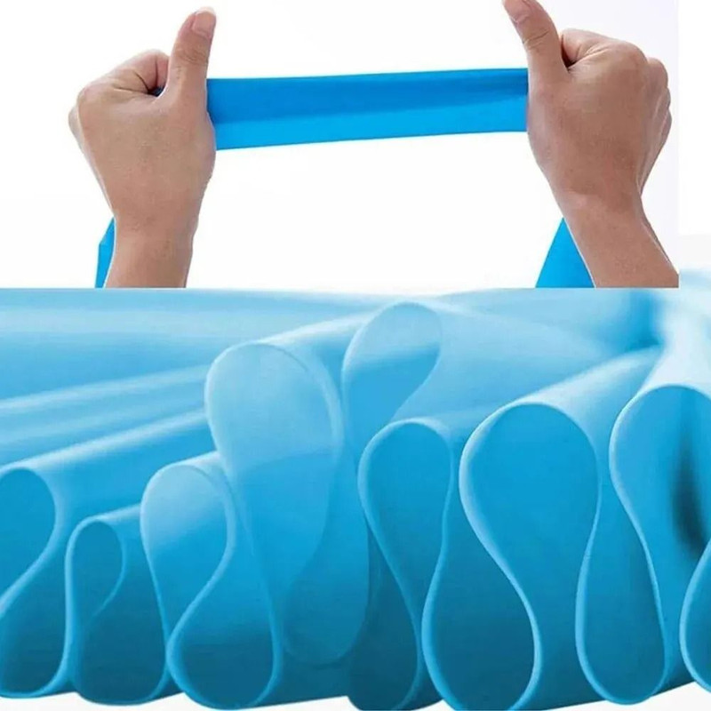 Resistance Bands For Workout Exercise Stretch Training Pilates Home Gym 1