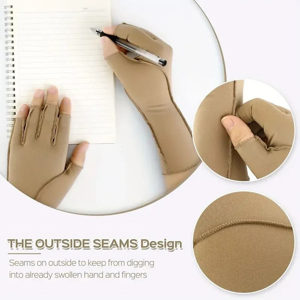 Arthritis Relief Fingerless Compression Gloves 3