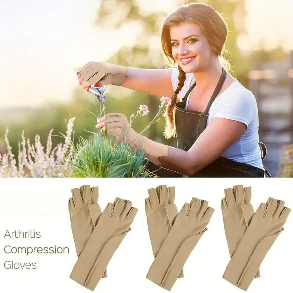 Arthritis Relief Fingerless Compression Gloves 4