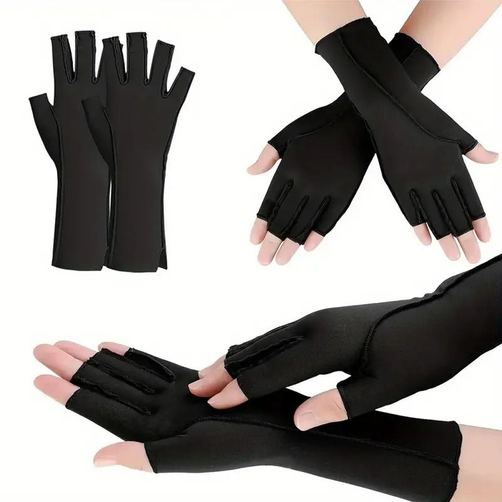 Arthritis Relief Fingerless Compression Gloves 6