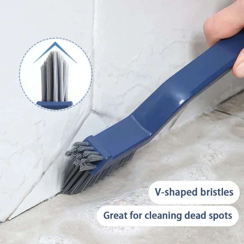 Multipurpose Corner And Gap Cleaning Brush For Tiles And Floors 0