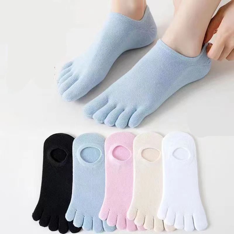 Yoga Toe Socks Five Pair Set For Women 0