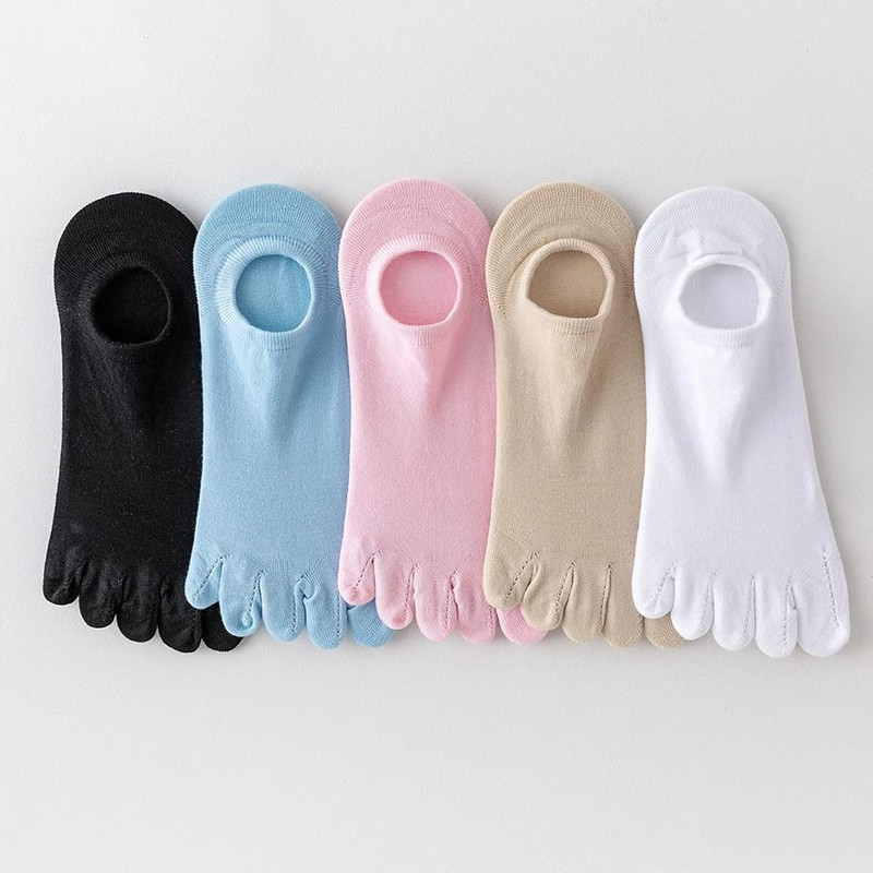 Yoga Toe Socks Five Pair Set For Women 11