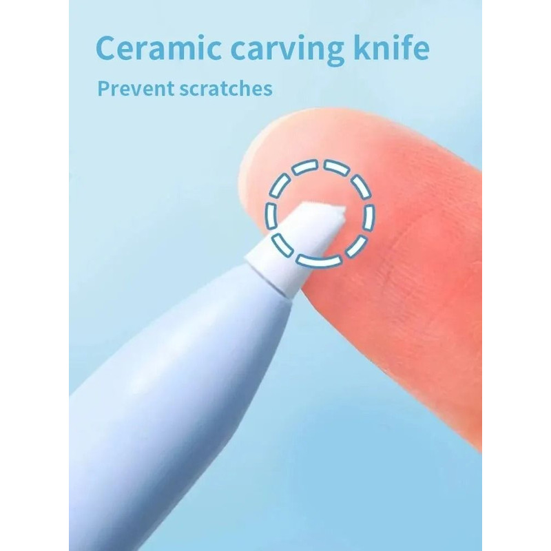 Mini Portable Pen Shape Scissors And Paper Cutter Tool 2