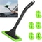 Car Windshield Cleaning Rod With Reusable Cloth Pads 0