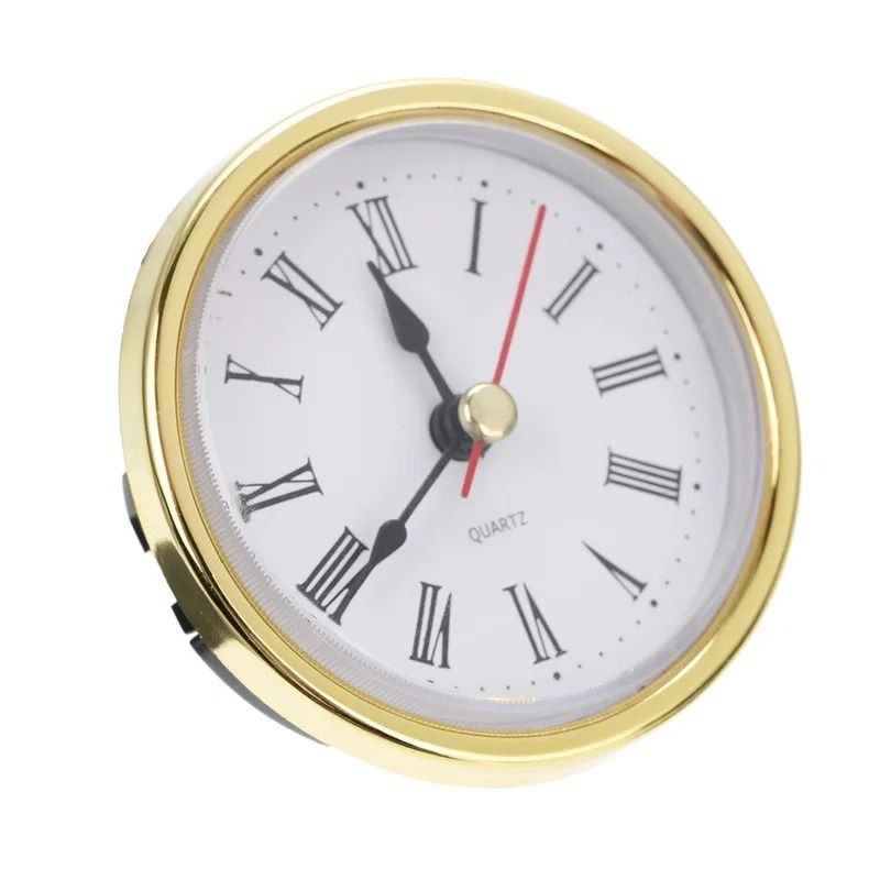 Classic Round Quartz Clock Insert With Roman Numerals 3