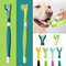 Three Sided Toothbrush For Dogs And Cats 0