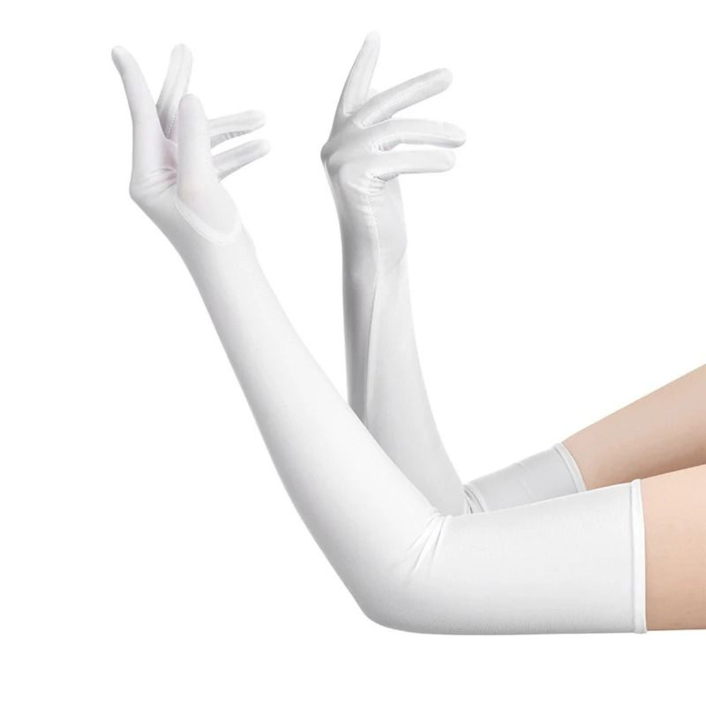 High Elastic Spandex Sun Protection Gloves For Party Nightclub Wedding Performance 2