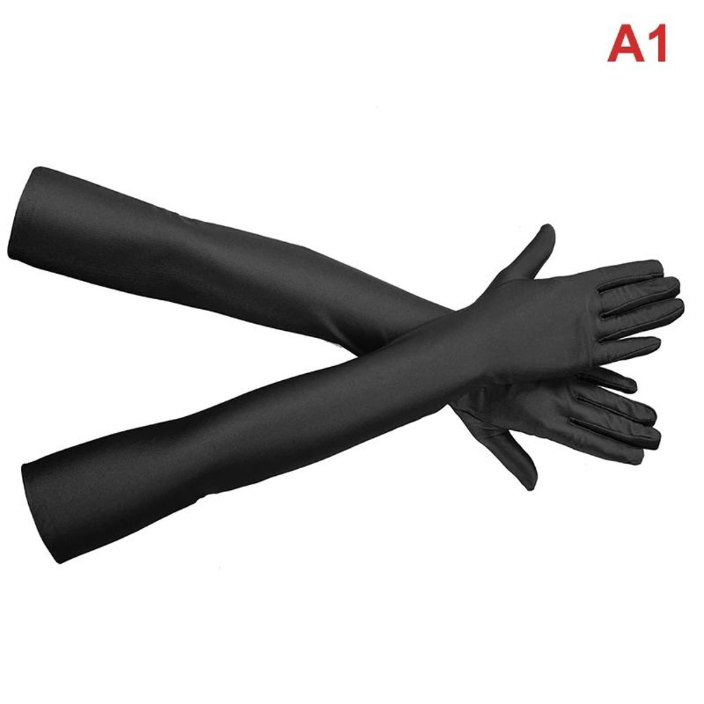 High Elastic Spandex Sun Protection Gloves For Party Nightclub Wedding Performance 6