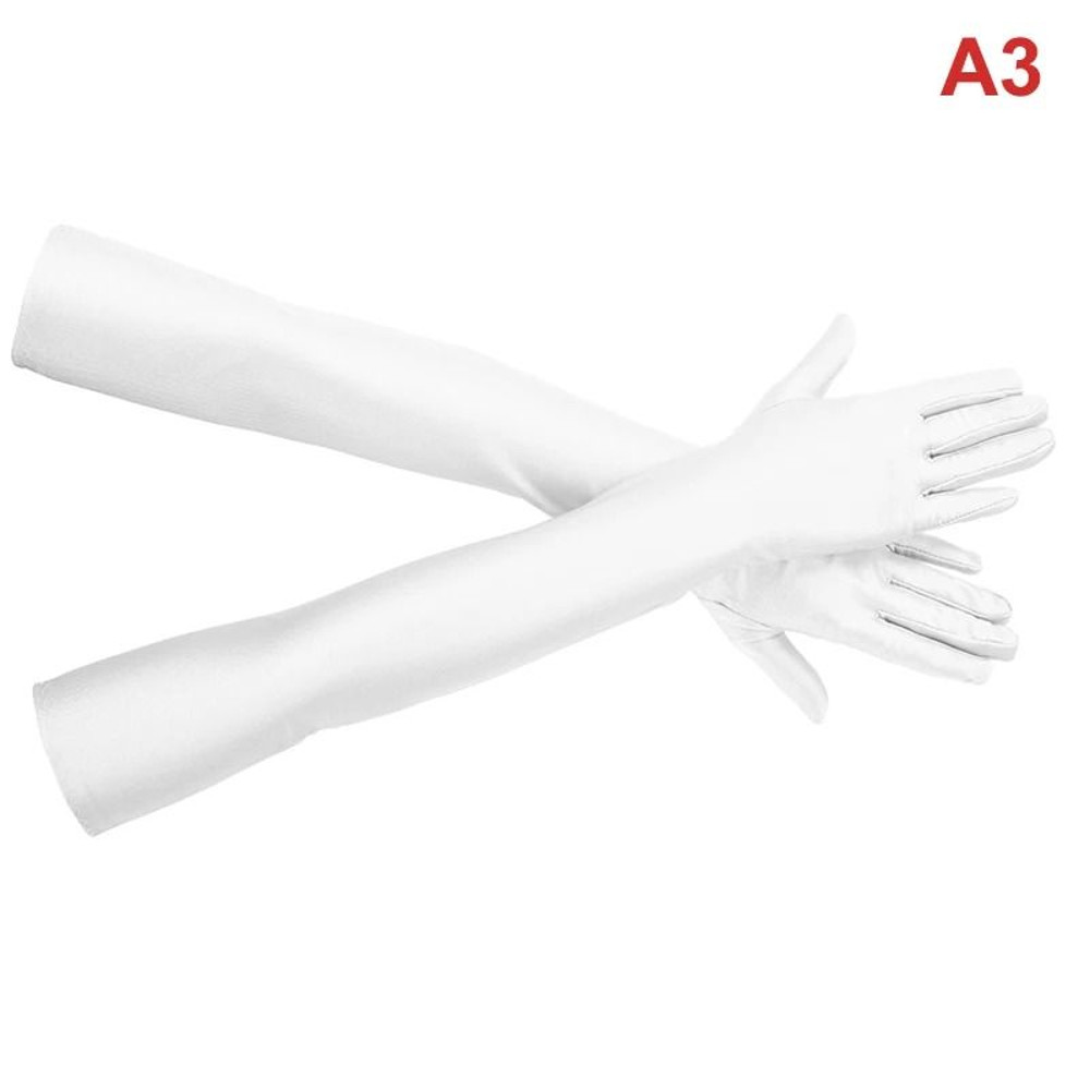 High Elastic Spandex Sun Protection Gloves For Party Nightclub Wedding Performance 8