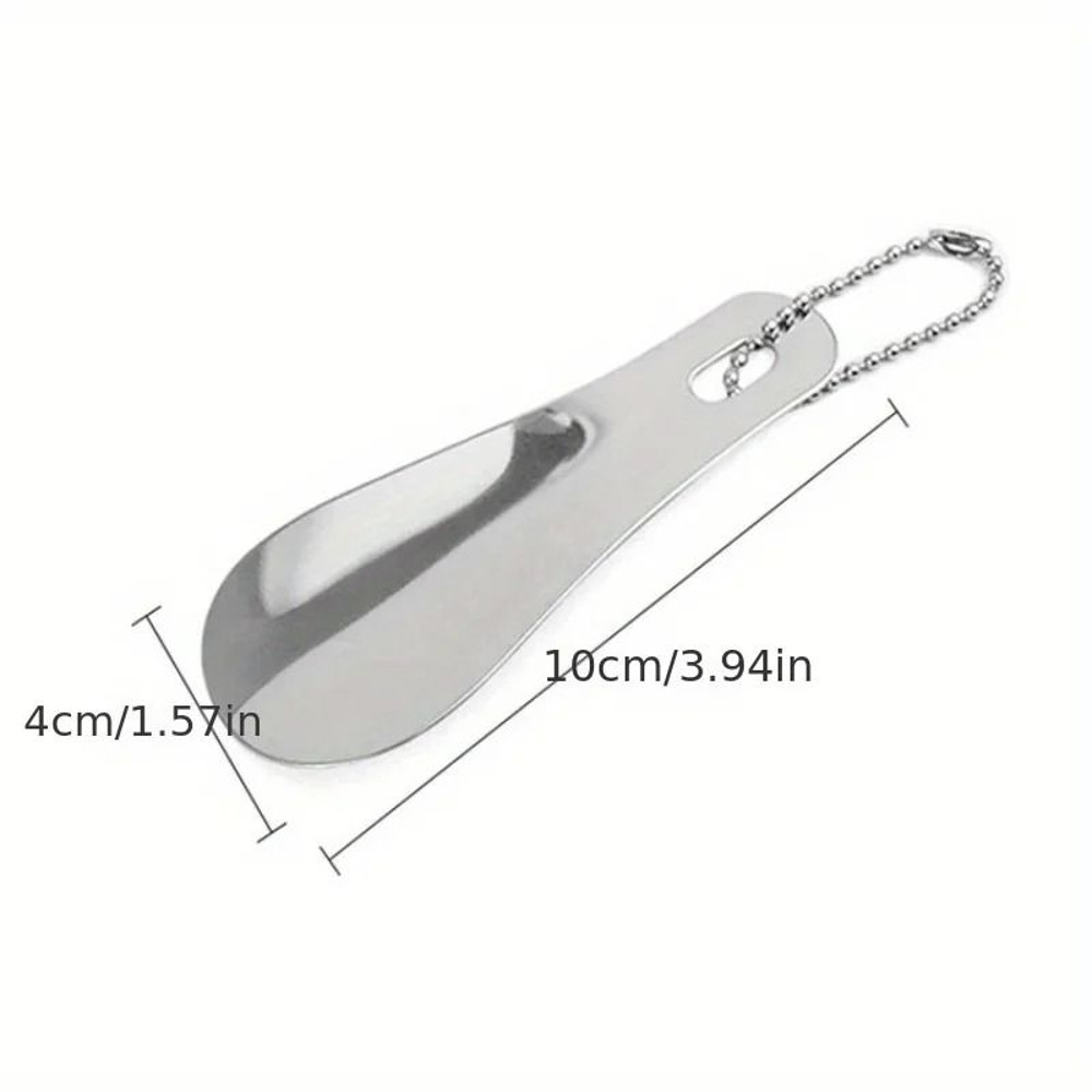 Portable Stainless Steel Shoehorn For Home And Travel 0