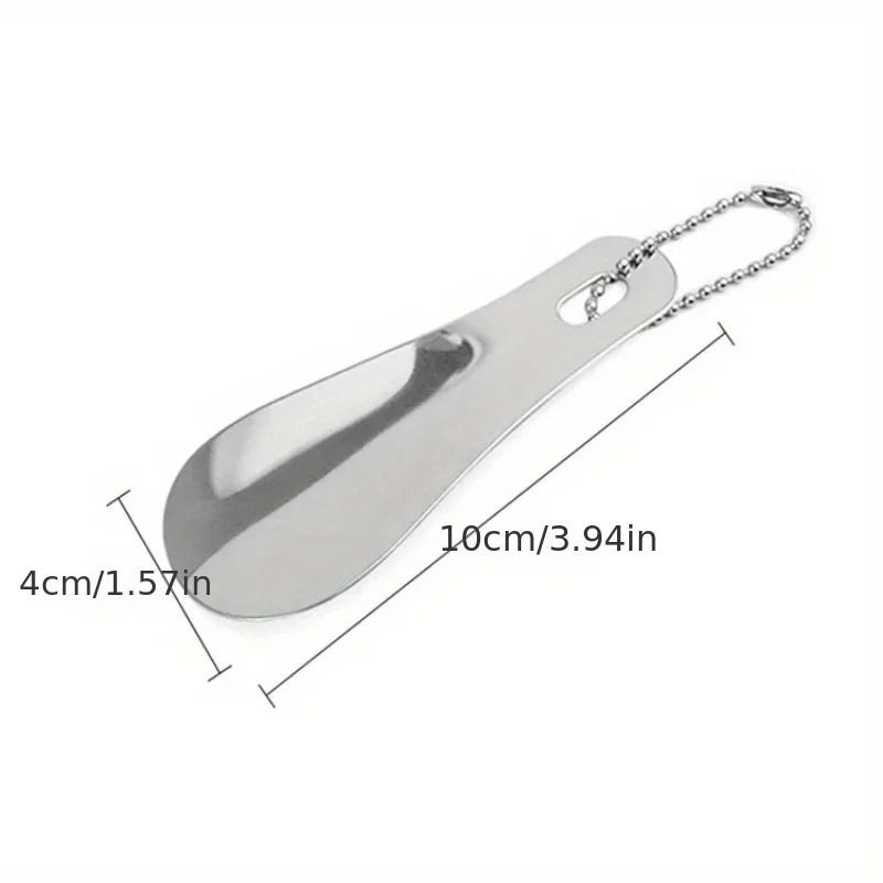 Portable Stainless Steel Shoehorn For Home And Travel 0