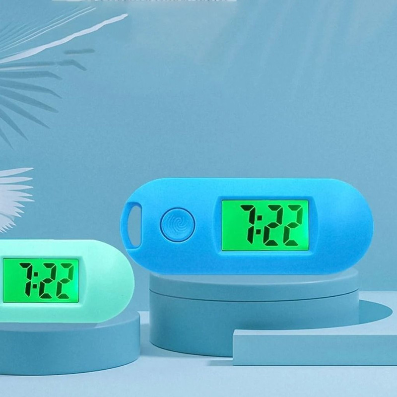 Mini Keychain Luminous Digital Pocket Watch 1