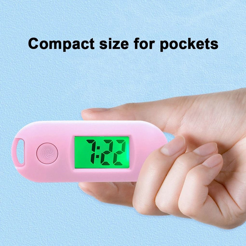 Mini Keychain Luminous Digital Pocket Watch 2