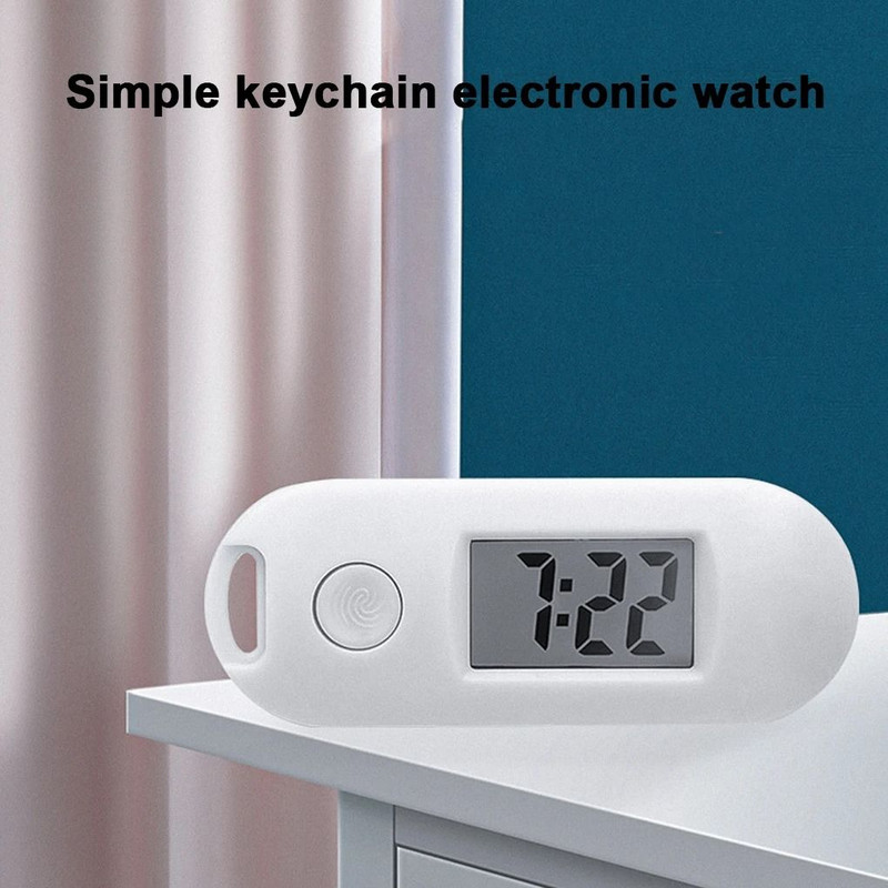 Mini Keychain Luminous Digital Pocket Watch 3