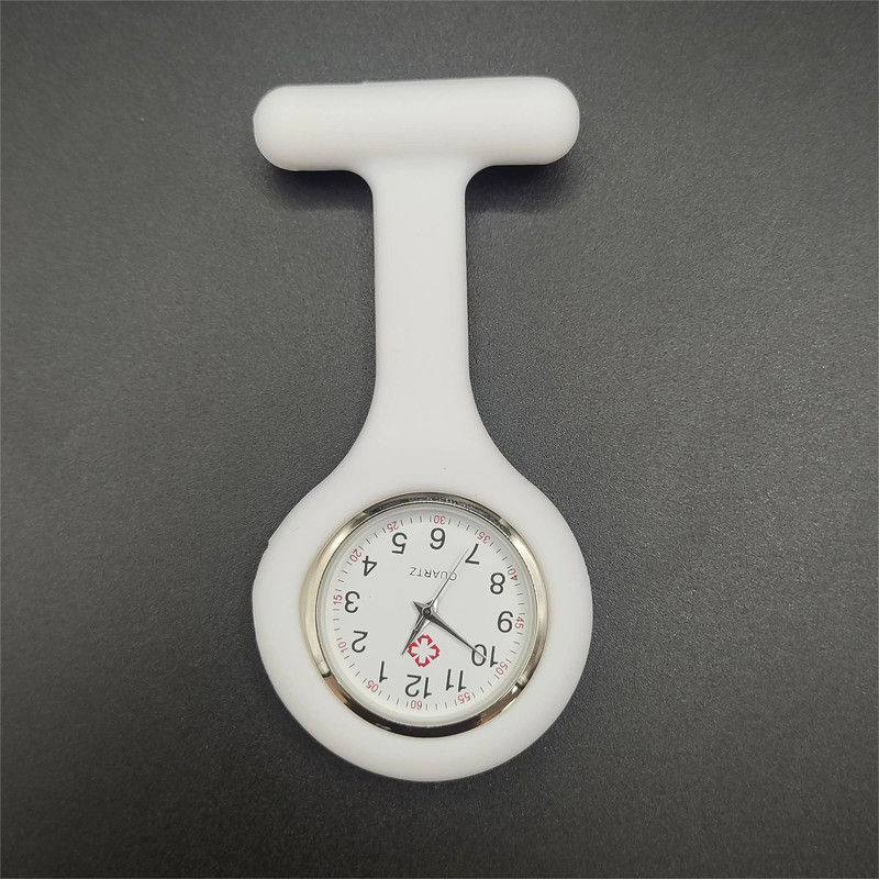 Silicone Nurse Pocket Watch Simple Fashionable Portable 4