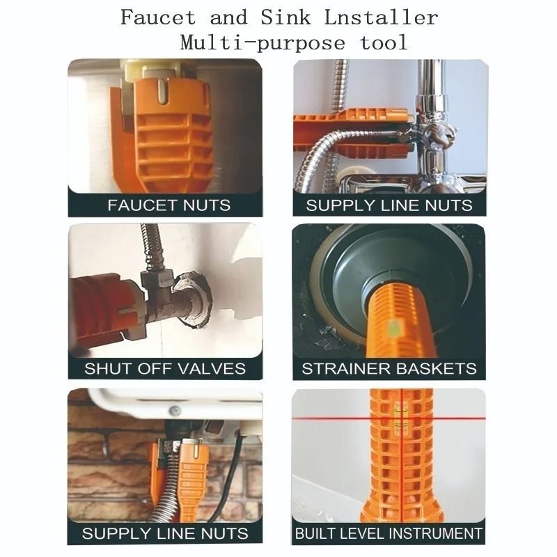 Multi Functional Sanitary Wrench For Faucet And Sink Installation 1
