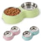 Double Stainless Steel Pet Feeding Bowl For Dogs And Cats 0