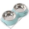 Double Stainless Steel Pet Feeding Bowl For Dogs And Cats 6
