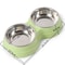 Double Stainless Steel Pet Feeding Bowl For Dogs And Cats 7