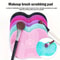 Silicone Apple Shaped Makeup Brush Cleaner Pad With Suction Cup 1