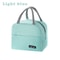 Solid Color Twill Bento Bag Portable Thermal Lunch Bag 9
