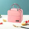 Solid Color Twill Bento Bag Portable Thermal Lunch Bag 2