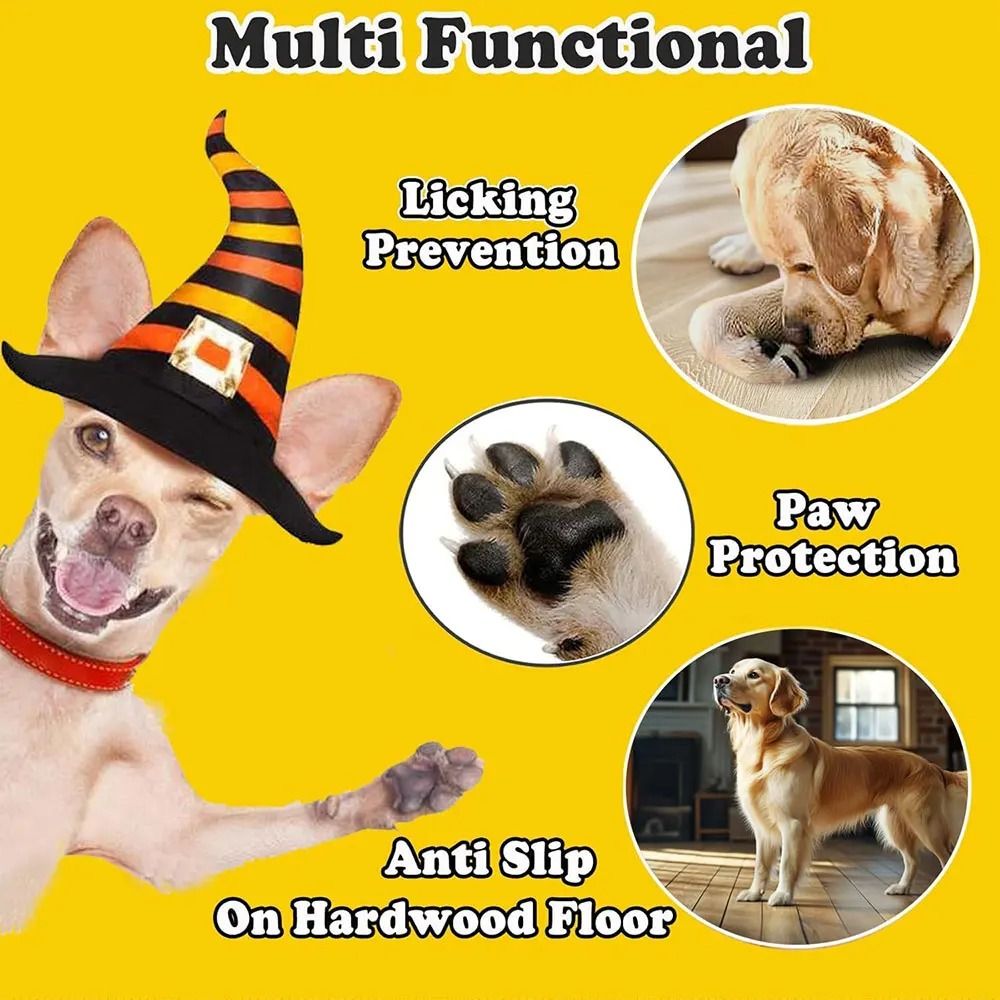 Four Pack Anti Slip Dog Socks For Paw Protection And Comfort 4