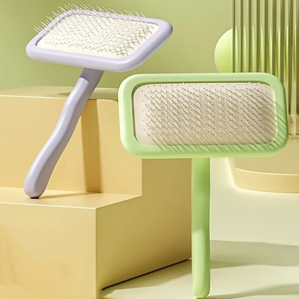 Pet Hair Remover And Massage Brush For Cats And Dogs 1