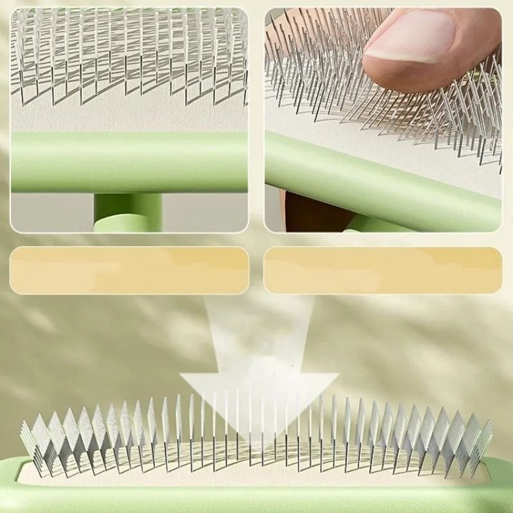 Pet Hair Remover And Massage Brush For Cats And Dogs 2