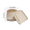 Toast Shaped Portable Silicone Lunch Box With Lid 5