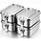 Leakproof Stainless Steel Bento Box With Lockable Clips 1