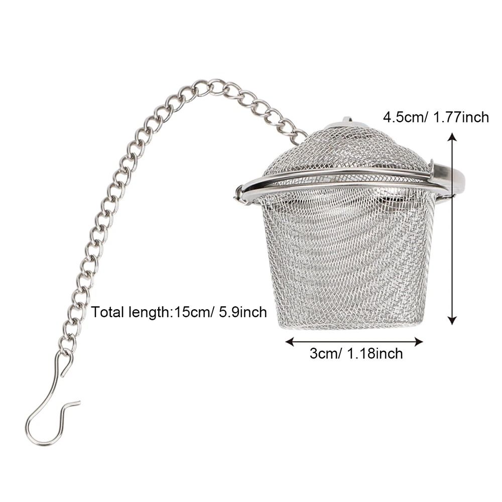 Stainless Steel Mesh Herbal Infuser Ball For Tea And Spices 5