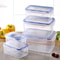 Rectangular Sealed Plastic Food Storage Box With Lid For Refrigerator And Lunch 1