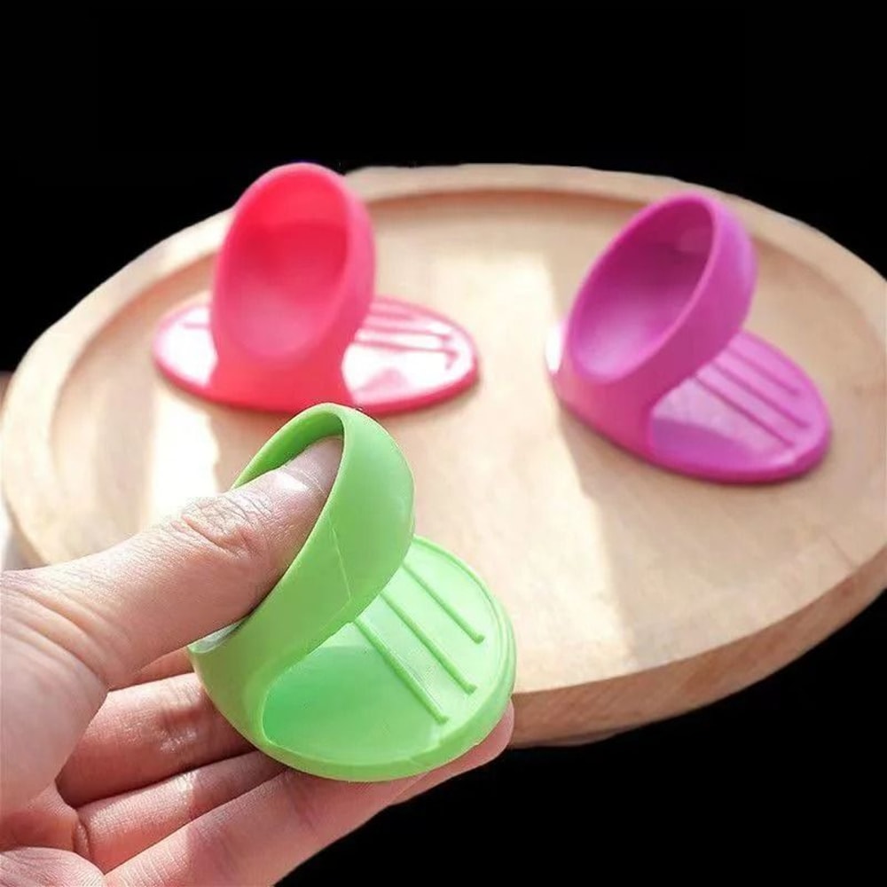 Silicone Heat Resistant Finger Covers For Oven And Microwave 2