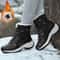 Womens Platform Snow Boots Winter Warm Fur Lined Flats 2