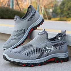 breathable mesh summer sneakers for men comfortable lightweight casual sports shoes