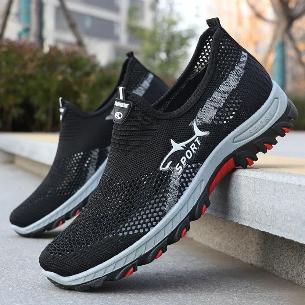Breathable Mesh Summer Sneakers For Men Comfortable Lightweight Casual Sports Shoes 4