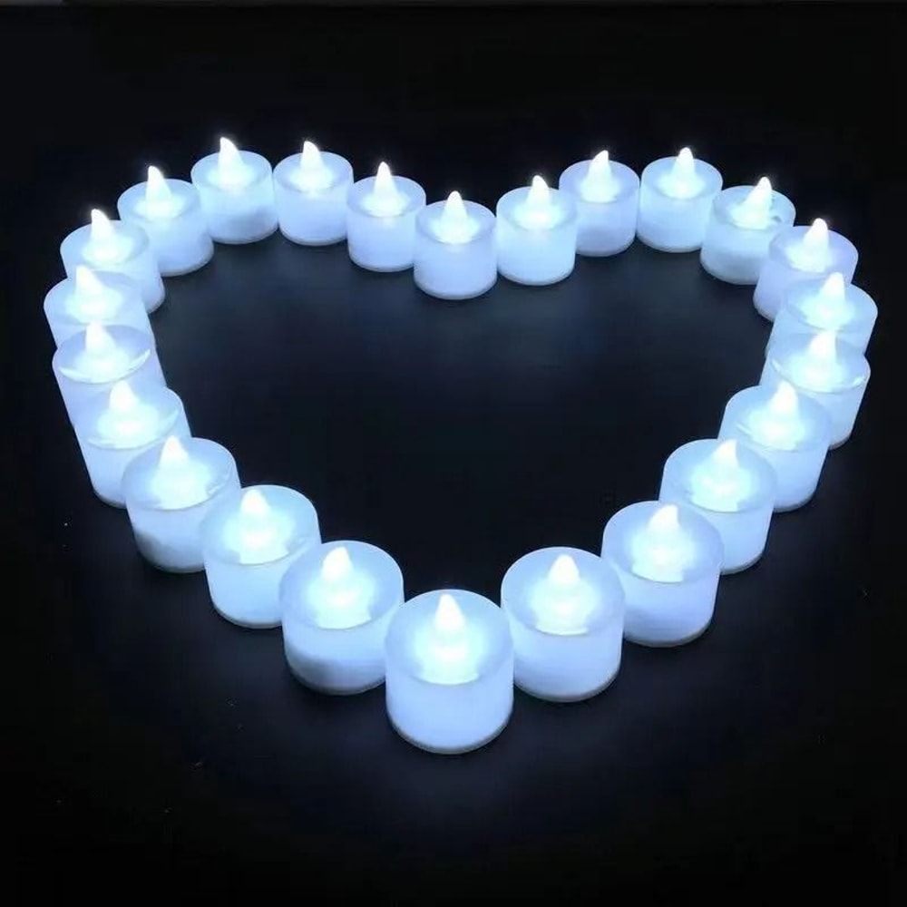 Flameless LED Tea Candle Battery Operated Decorative Light For Home And Events 2