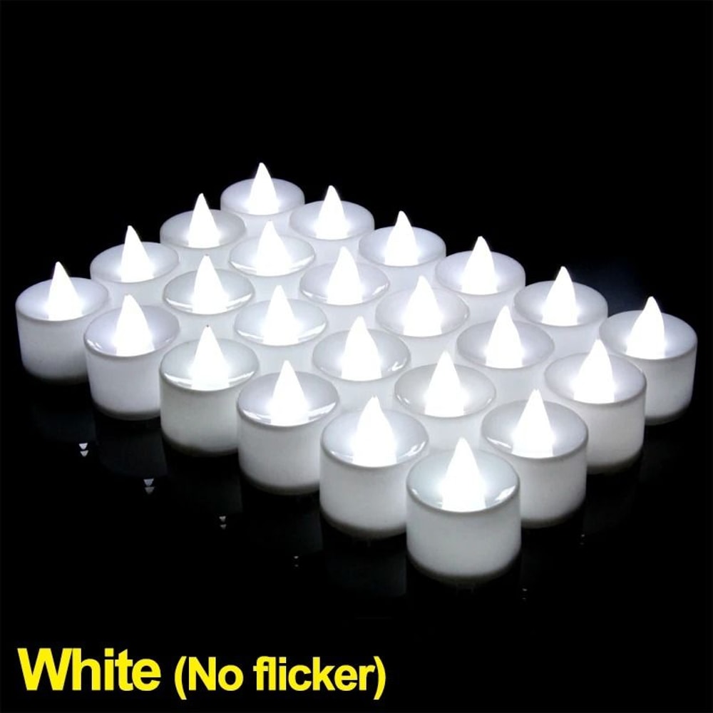 Flameless LED Tea Candle Battery Operated Decorative Light For Home And Events 7