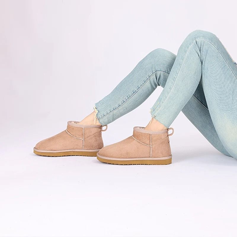 Cozy Plush Short Ankle Winter Snow Boots For Women Warm Waterproof Fashion 3